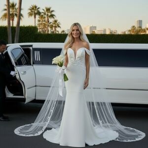 Kenneth Poole Wedding Gown - Size 10